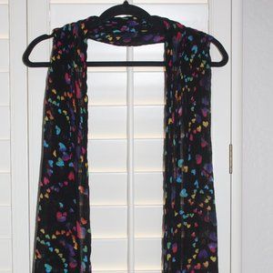 Rainbow Heart Scarf